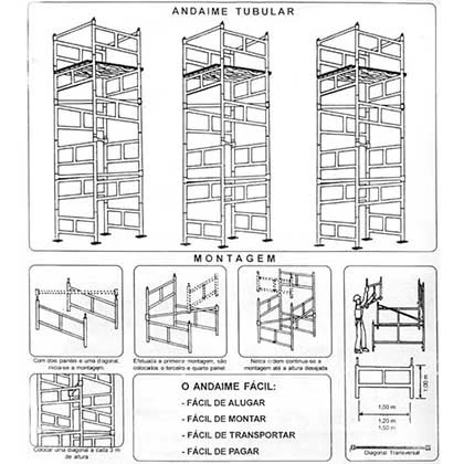 Locação de Andaimes - 1